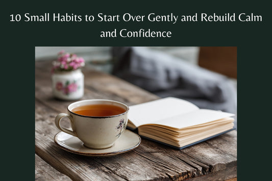 10 Small Habits to Start Over Gently and Rebuild Calm and Confidence